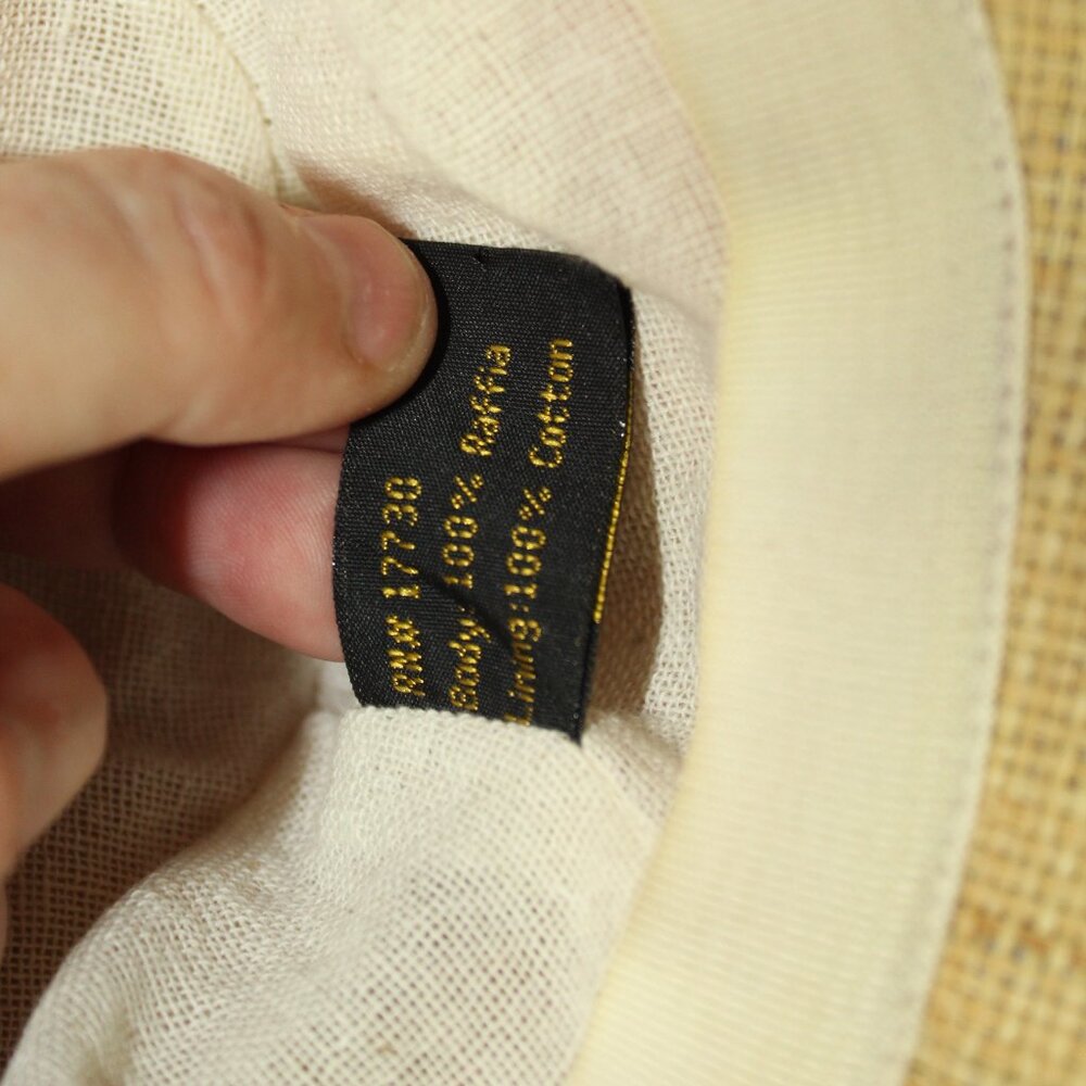 Mossimo Straw Hibiscus One Size "Gilligan" Hat - Picture 3 of 4